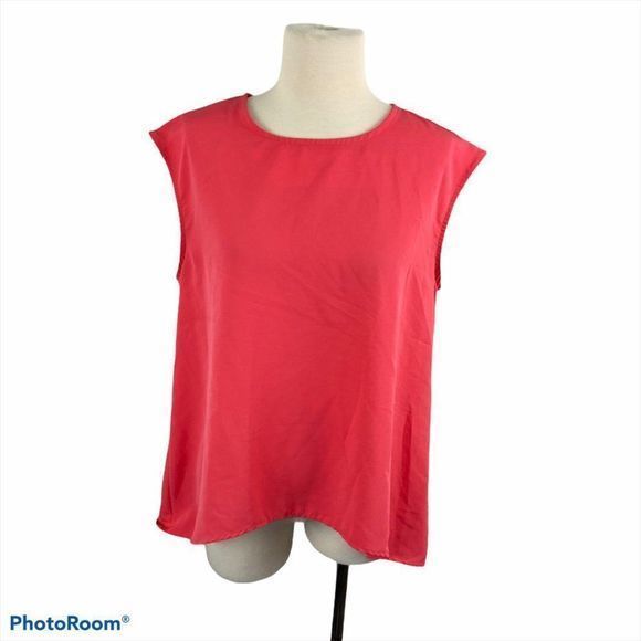 🌿4/$35‎ 🌿MONTEAU Pink Sleeveless Blouse - Picture 7 of 7